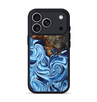 iPhone 17 Pro Wood Phone Case - Laney (Blue, 807441)