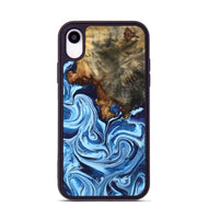 iPhone Xr Wood Phone Case - Laney (Blue, 807441)