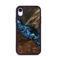 iPhone Xr Wood Phone Case - Porsha (Blue, 807442)