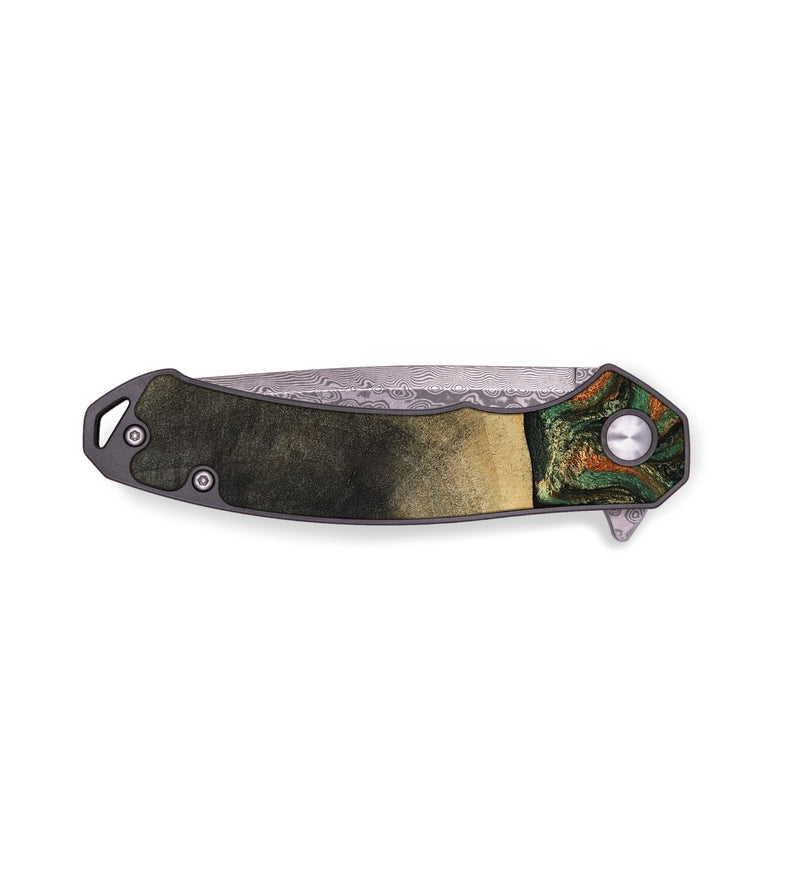 EDC Wood Pocket Knife - Liliana (Green, 807443)