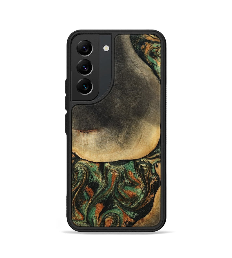 Galaxy S22 Wood Phone Case - Liliana (Green, 807443)