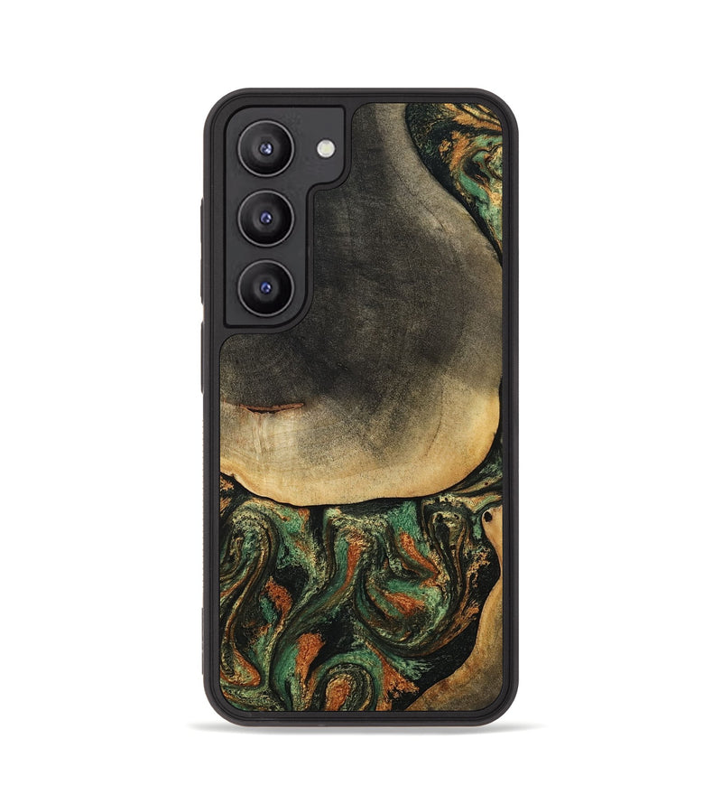 Galaxy S23 Wood Phone Case - Liliana (Green, 807443)