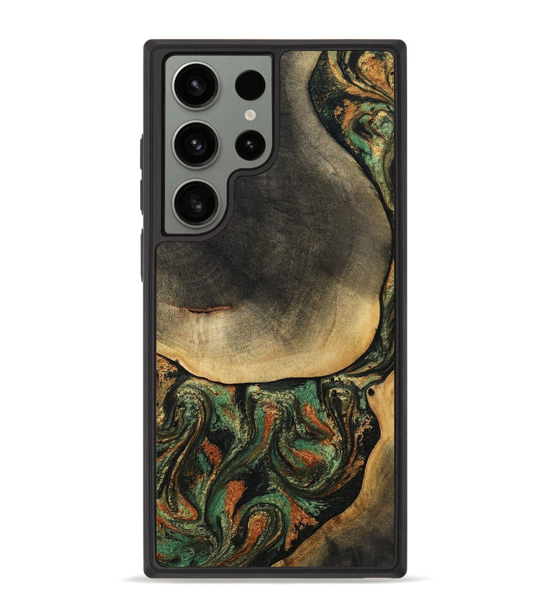 Galaxy S23 Ultra Wood Phone Case - Liliana (Green, 807443)