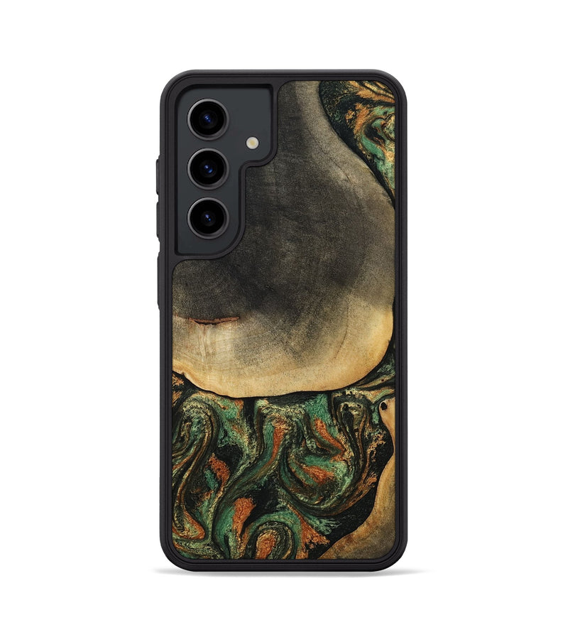 Galaxy S24 Wood Phone Case - Liliana (Green, 807443)