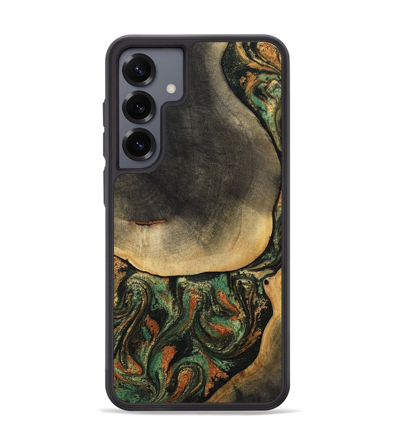 Galaxy S25 Plus Wood Phone Case - Liliana (Green, 807443)