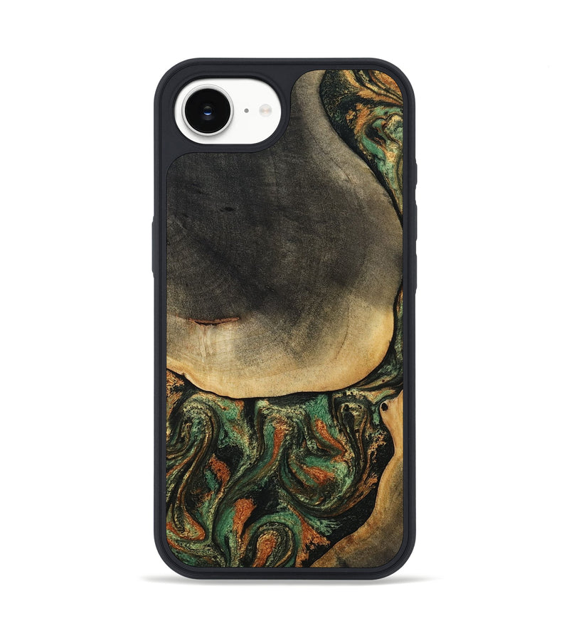 iPhone 16e Wood Phone Case - Liliana (Green, 807443)