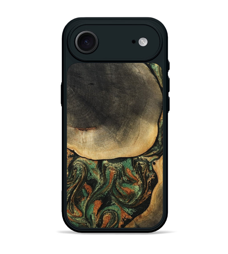 iPhone 17 Air Wood Phone Case - Liliana (Green, 807443)