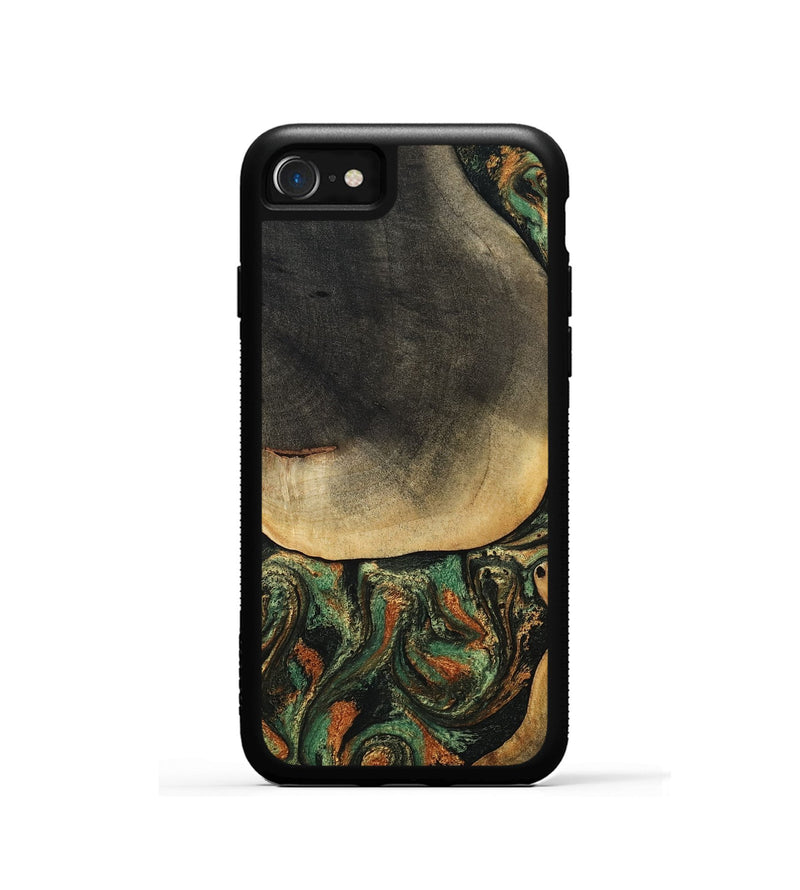 iPhone SE Wood Phone Case - Liliana (Green, 807443)