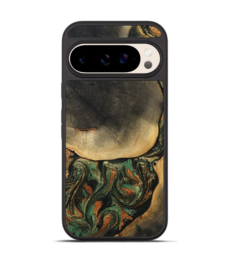 Pixel 10 Wood Phone Case - Liliana (Green, 807443)