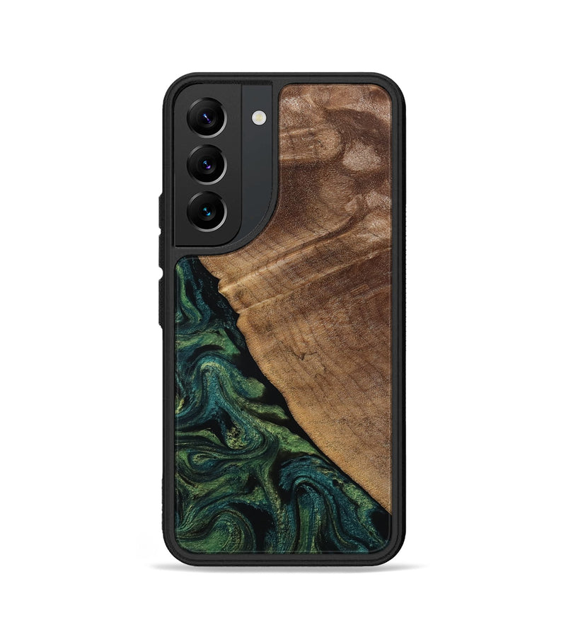 Galaxy S22 Wood Phone Case - Ashtyn (Green, 807444)
