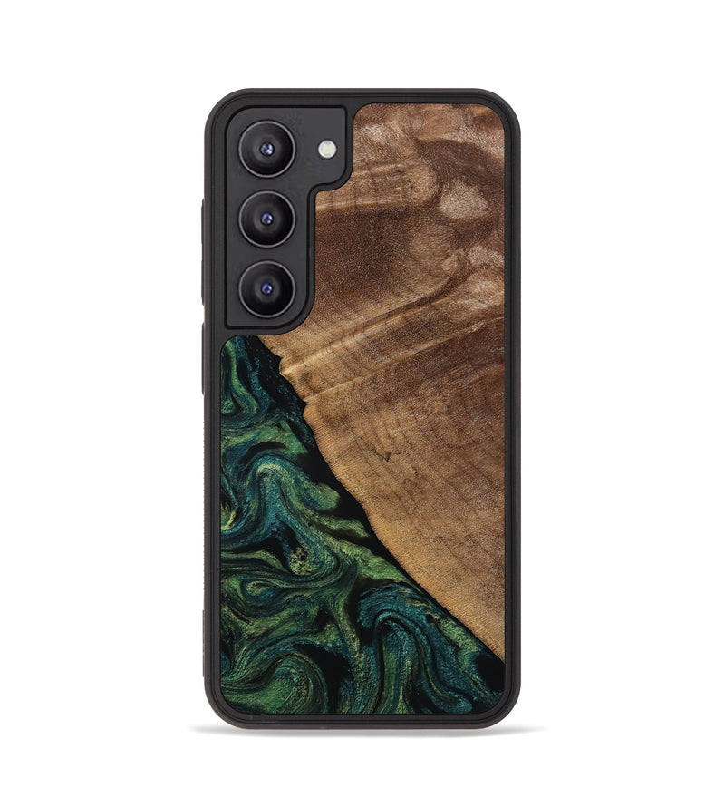 Galaxy S23 Wood Phone Case - Ashtyn (Green, 807444)