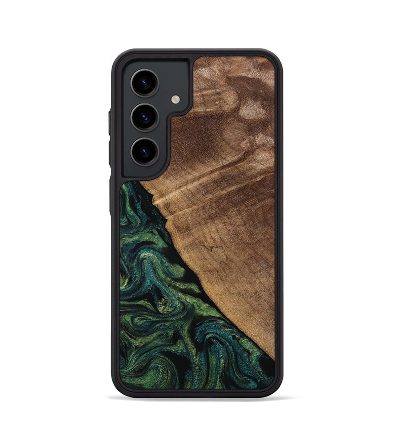 Galaxy S24 Wood Phone Case - Ashtyn (Green, 807444)