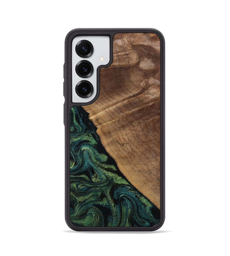 Galaxy S25 Wood Phone Case - Ashtyn (Green, 807444)