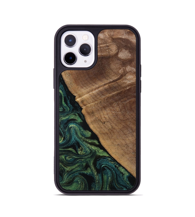 iPhone 11 Pro Wood Phone Case - Ashtyn (Green, 807444)