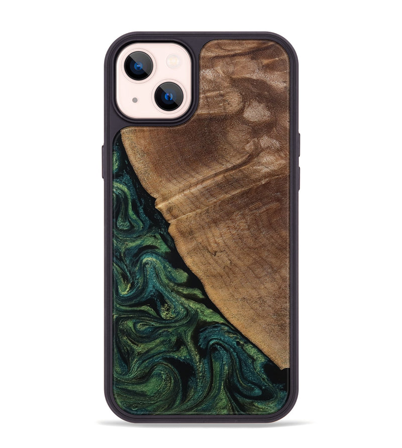 iPhone 14 Plus Wood Phone Case - Ashtyn (Green, 807444)
