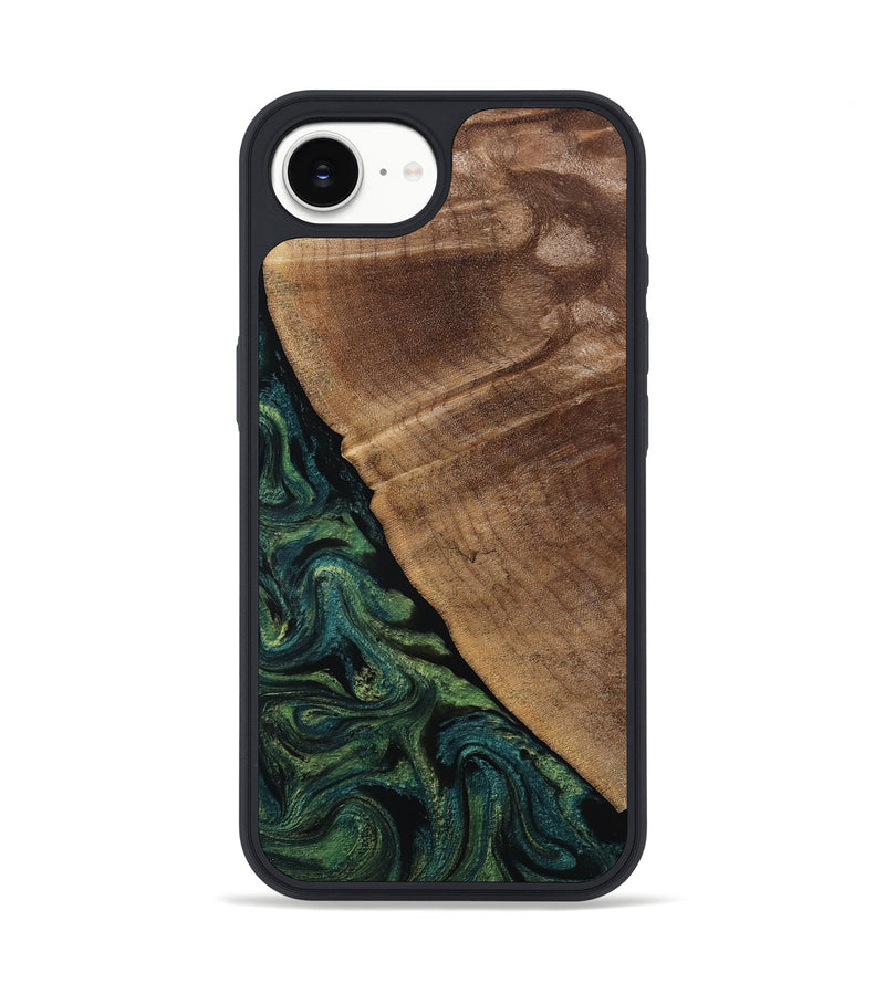 iPhone 16e Wood Phone Case - Ashtyn (Green, 807444)