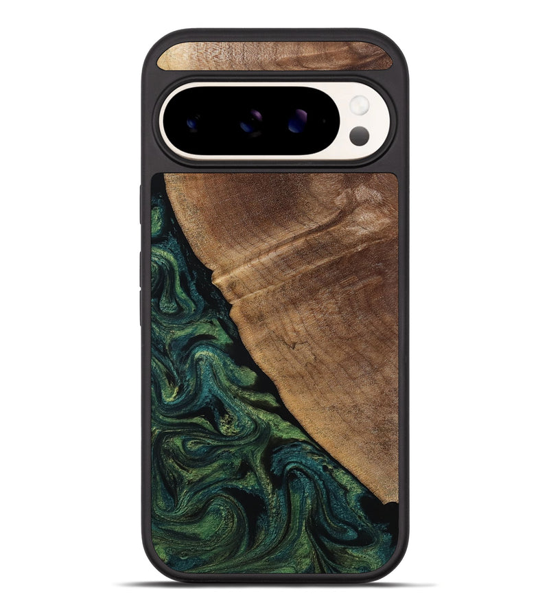 Pixel 10 Pro XL Wood Phone Case - Ashtyn (Green, 807444)