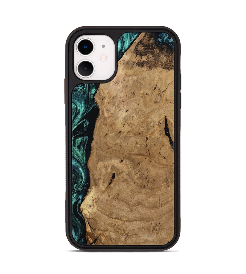 iPhone 11 Wood Phone Case - Gracie (Ancient Olive, 807445)