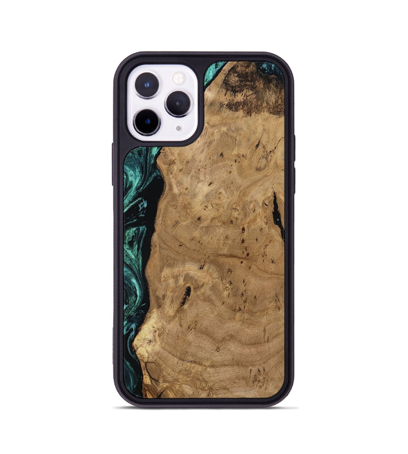 iPhone 11 Pro Wood Phone Case - Gracie (Ancient Olive, 807445)