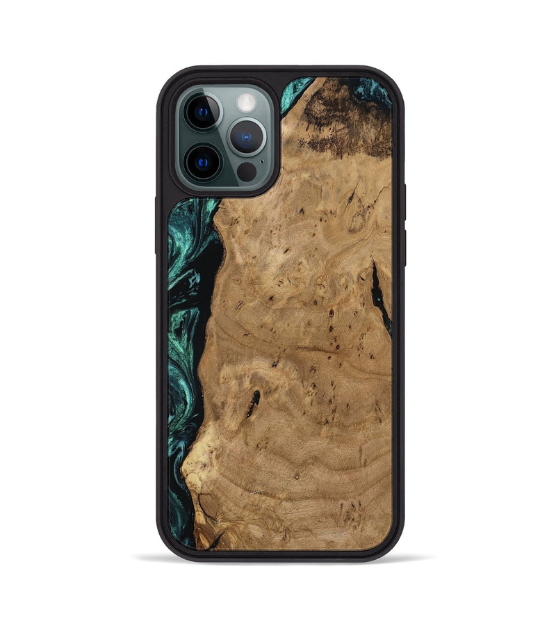 iPhone 12 Pro Wood Phone Case - Gracie (Ancient Olive, 807445)