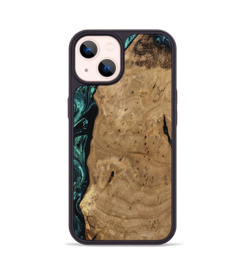iPhone 14 Wood Phone Case - Gracie (Ancient Olive, 807445)