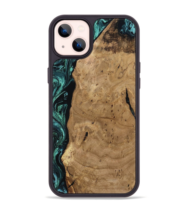 iPhone 14 Plus Wood Phone Case - Gracie (Ancient Olive, 807445)