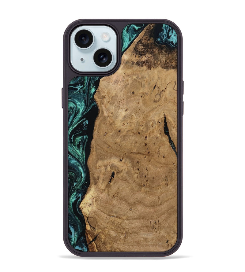 iPhone 15 Plus Wood Phone Case - Gracie (Ancient Olive, 807445)