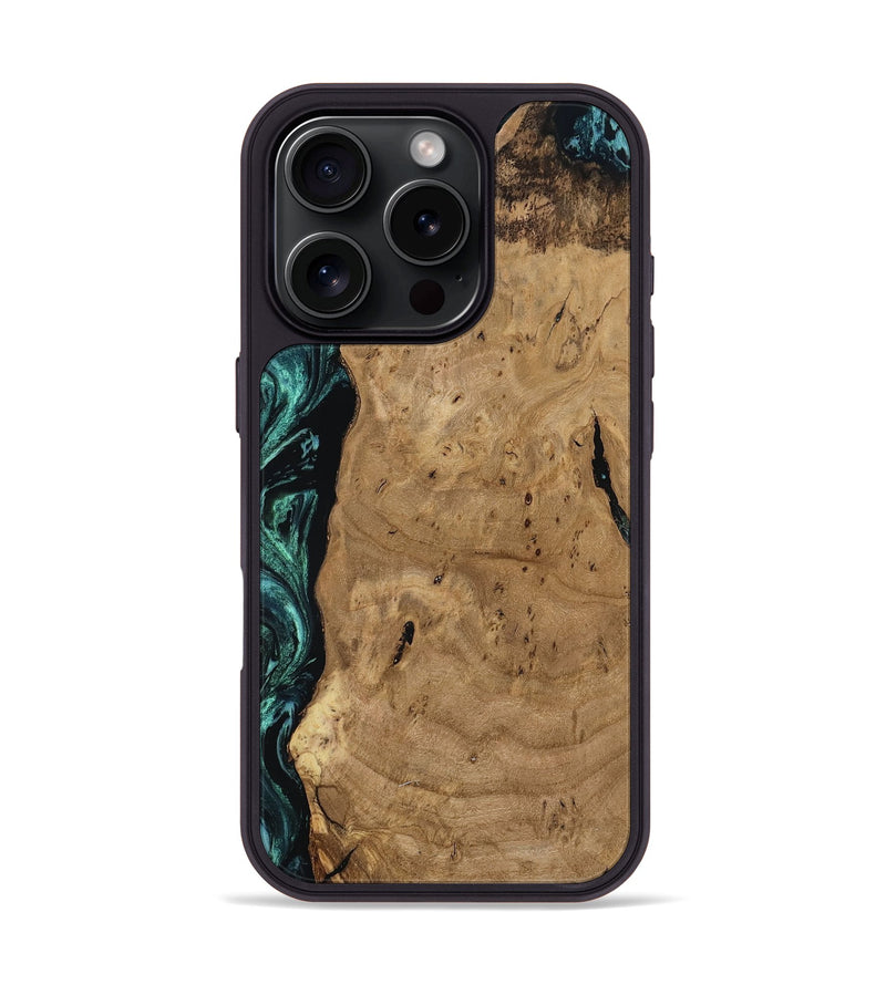 iPhone 16 Pro Wood Phone Case - Gracie (Ancient Olive, 807445)