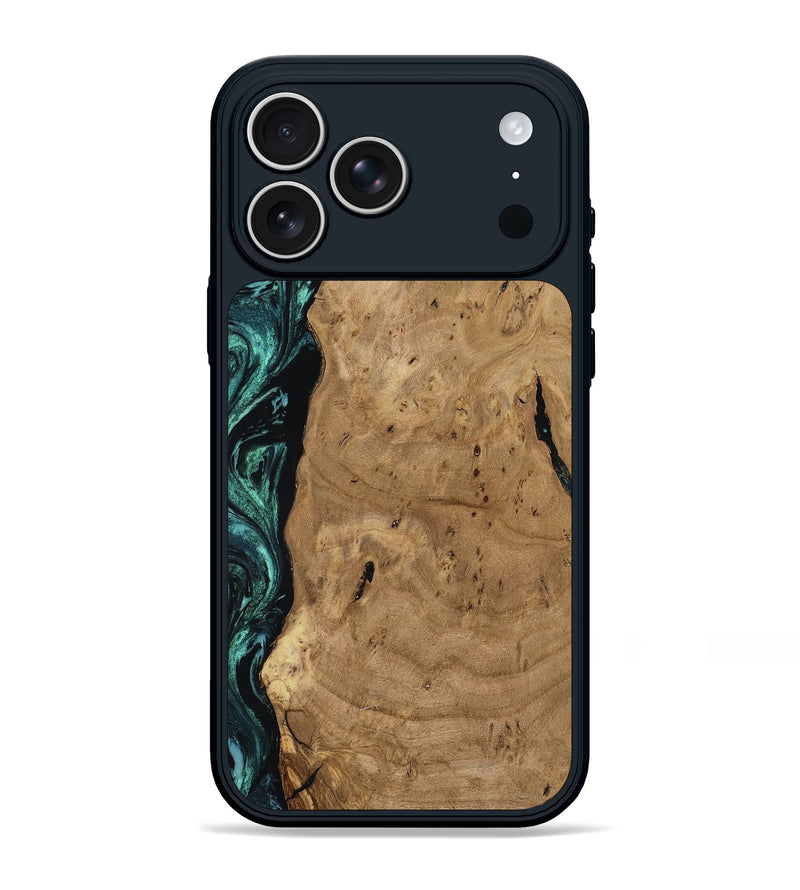 iPhone 17 Pro Max Wood Phone Case - Gracie (Ancient Olive, 807445)