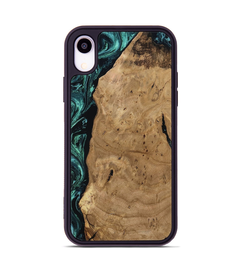 iPhone Xr Wood Phone Case - Gracie (Ancient Olive, 807445)
