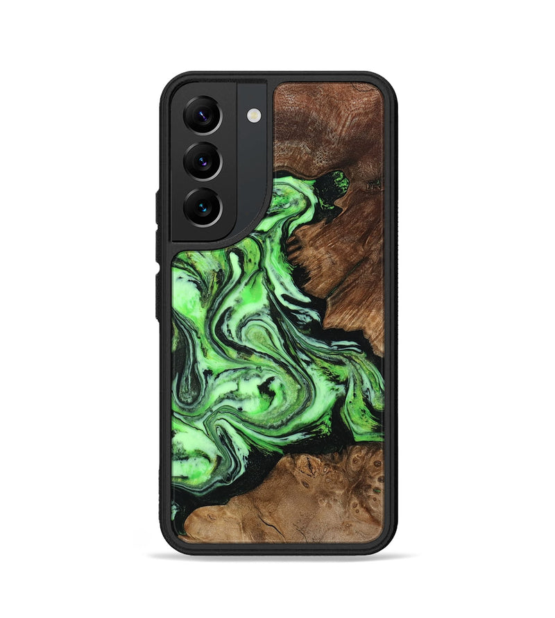 Galaxy S22 Wood Phone Case - Spencer (Green, 807446)