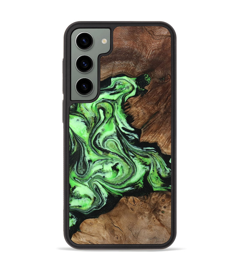 Galaxy S23 Plus Wood Phone Case - Spencer (Green, 807446)
