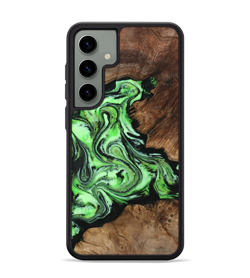 Galaxy S24 Plus Wood Phone Case - Spencer (Green, 807446)