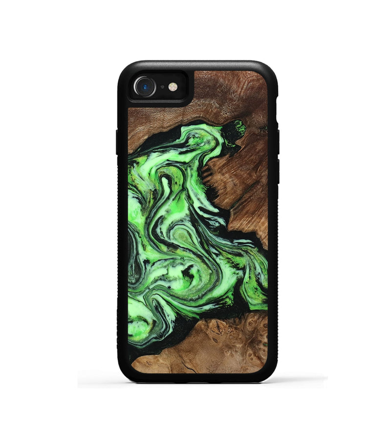 iPhone SE Wood Phone Case - Spencer (Green, 807446)
