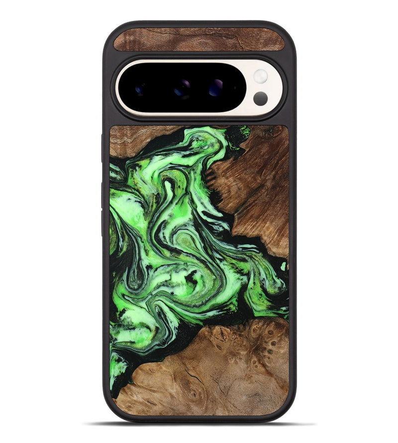 Pixel 9 Pro XL Wood Phone Case - Spencer (Green, 807446)