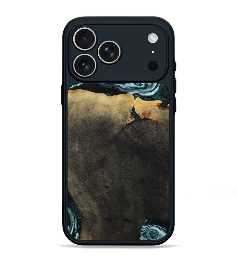 iPhone 17 Pro Max Wood Phone Case - Love (Green, 807447)