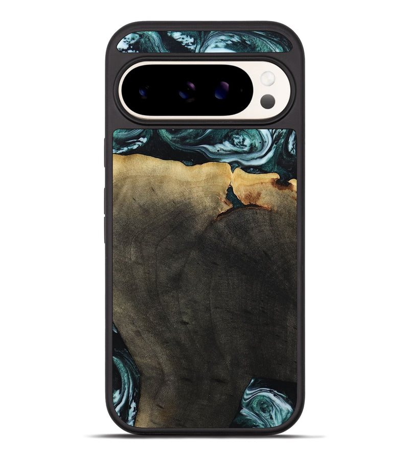 Pixel 10 Pro XL Wood Phone Case - Love (Green, 807447)