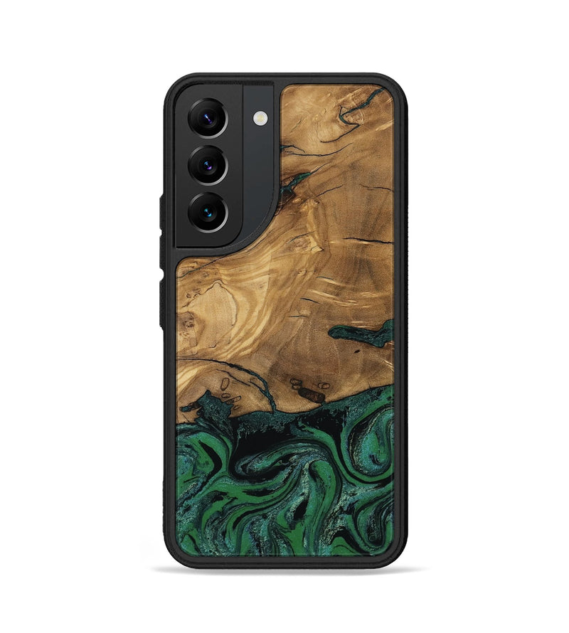 Galaxy S22 Wood Phone Case - Meghan (Green, 807448)