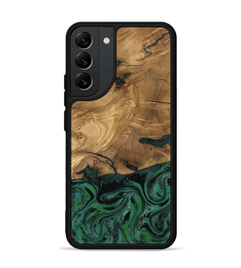 Galaxy S22 Plus Wood Phone Case - Meghan (Green, 807448)