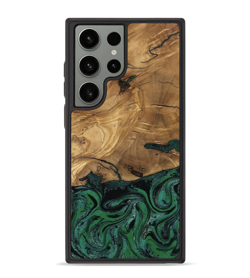 Galaxy S23 Ultra Wood Phone Case - Meghan (Green, 807448)