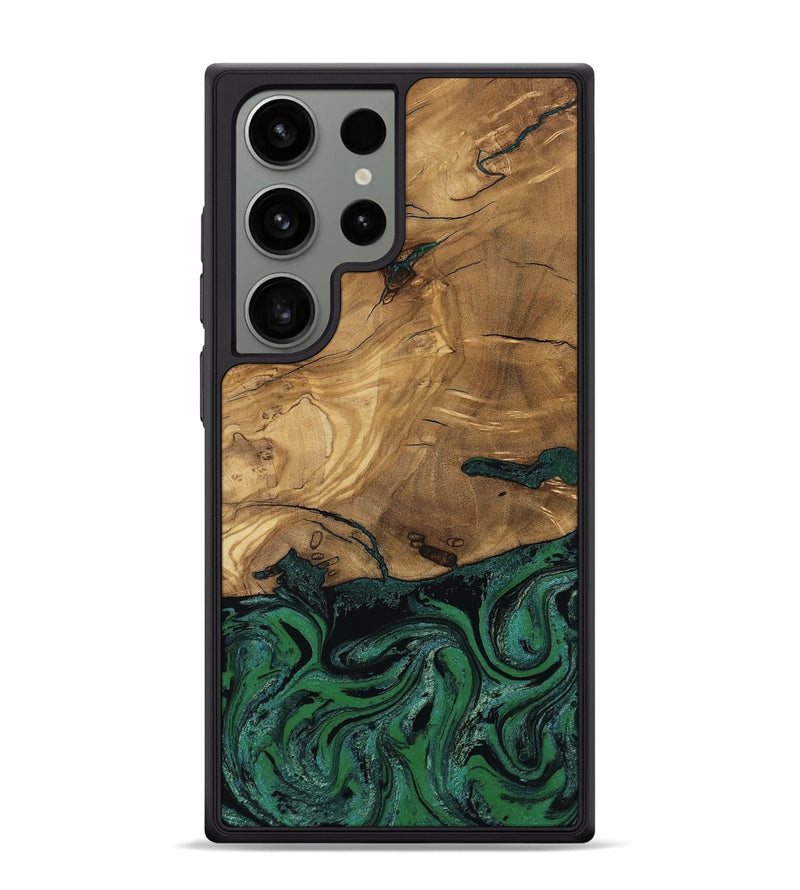 Galaxy S24 Ultra Wood Phone Case - Meghan (Green, 807448)