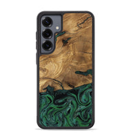 Galaxy S25 Plus Wood Phone Case - Meghan (Green, 807448)