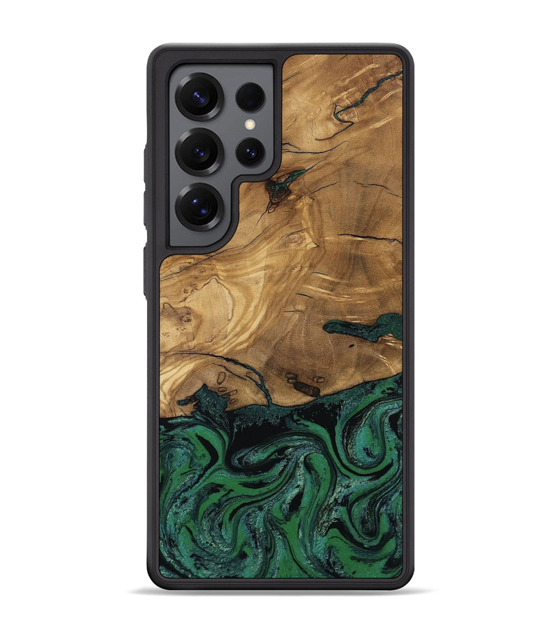 Galaxy S25 Ultra Wood Phone Case - Meghan (Green, 807448)