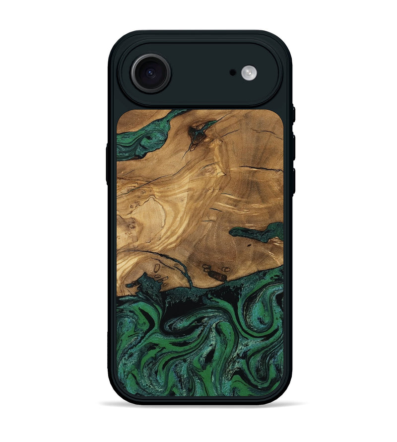 iPhone 17 Air Wood Phone Case - Meghan (Green, 807448)