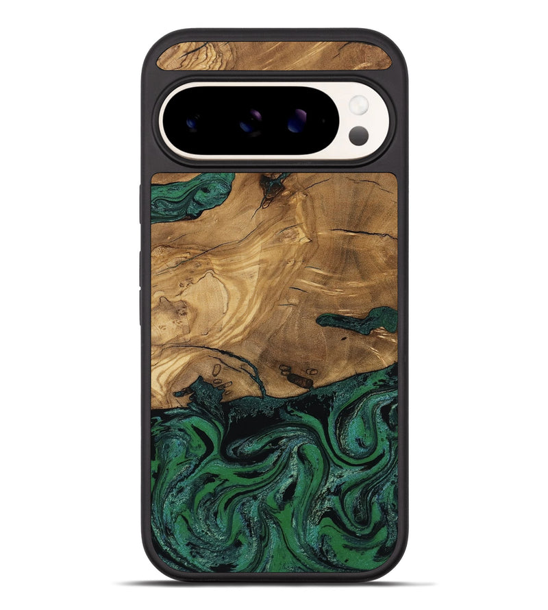 Pixel 10 Pro XL Wood Phone Case - Meghan (Green, 807448)