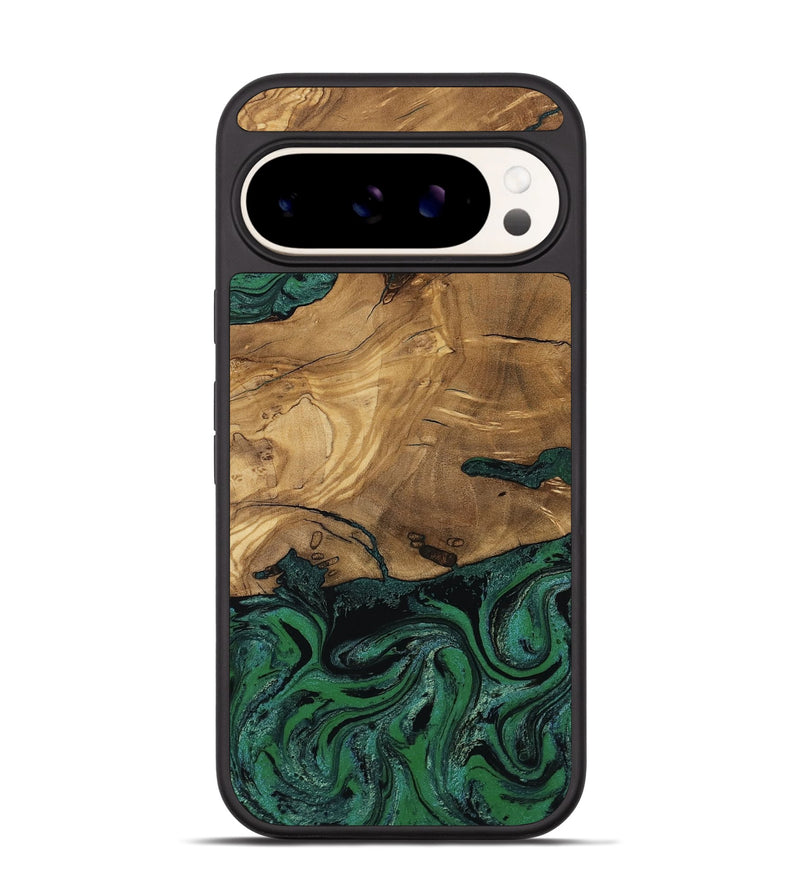 Pixel 9 Wood Phone Case - Meghan (Green, 807448)