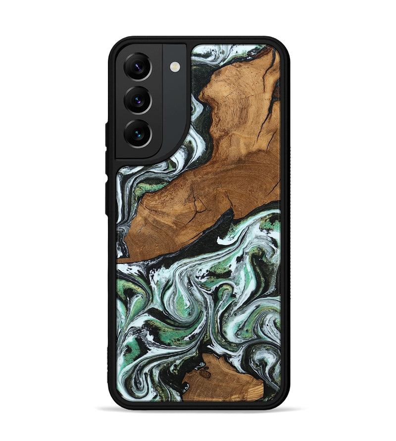 Galaxy S22 Plus Wood Phone Case - Haylie (Green, 807449)
