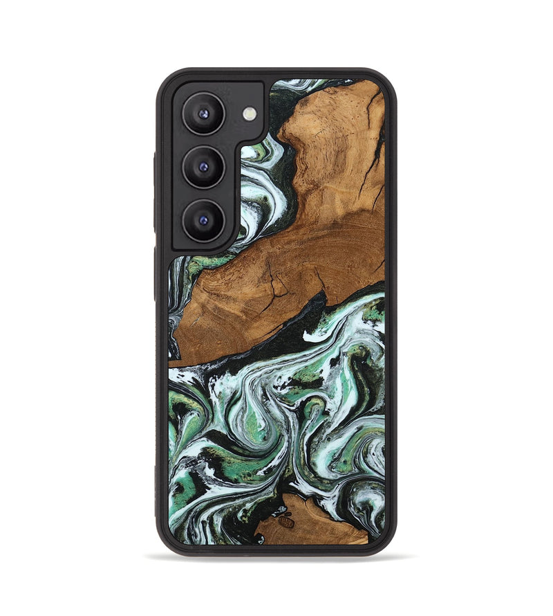 Galaxy S23 Wood Phone Case - Haylie (Green, 807449)