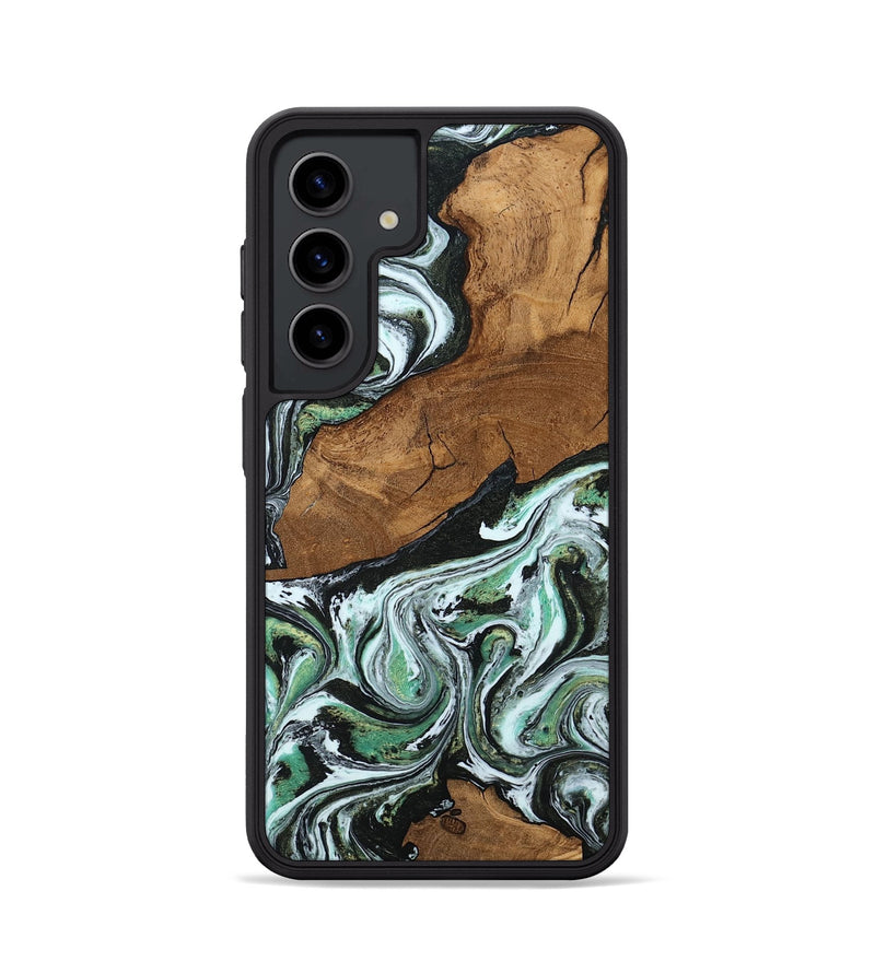 Galaxy S24 Wood Phone Case - Haylie (Green, 807449)