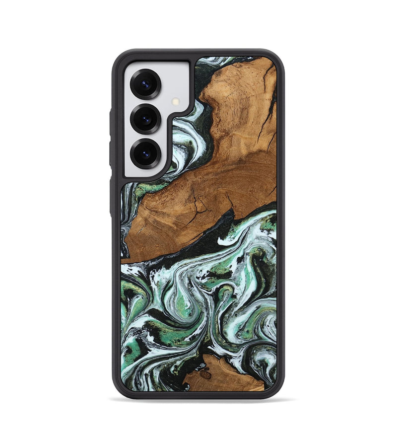 Galaxy S25 Wood Phone Case - Haylie (Green, 807449)